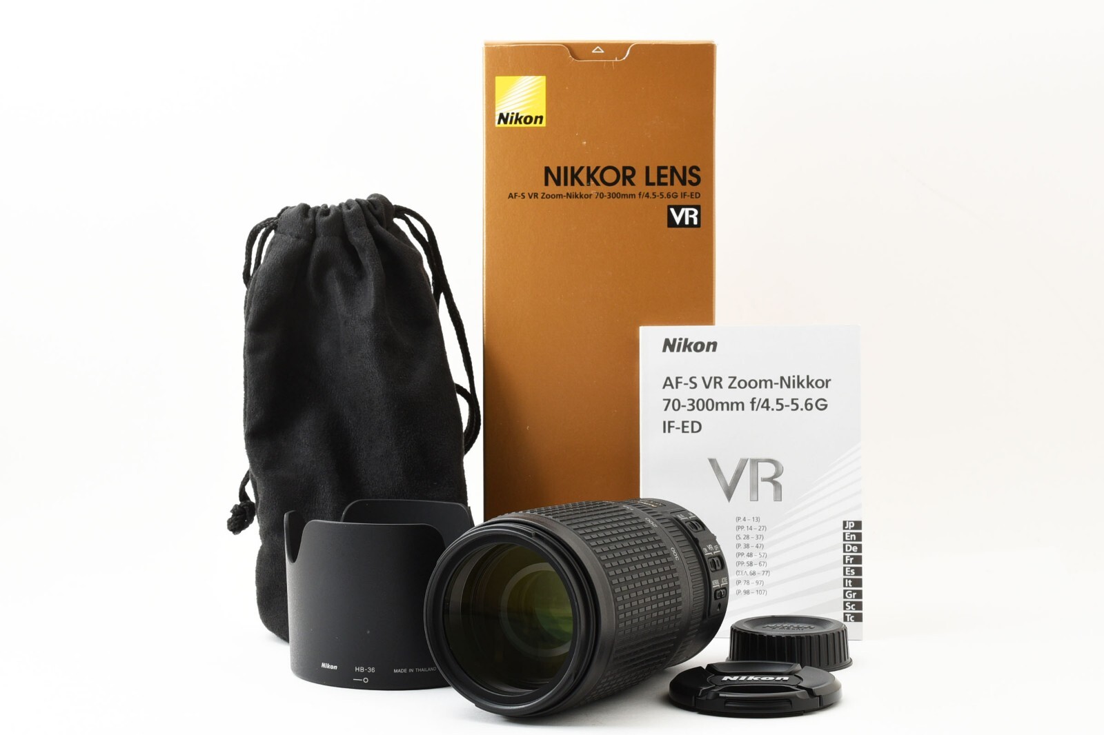 Nikon AF-S Nikkor 70-300mm F/4.5-5.6 G ED VR Zoom Lens JAPAN