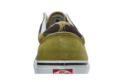 Pre-owned Vans Bape X Old Skool 36 Dx 'green Camo' Vn0a54f37be In Multicolor
