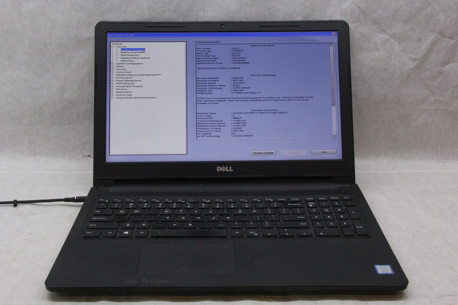 DELL Inspiron 15-3567 ノートパソコン【格安】 Amazon.co.jp: Dell ノートパソコン Inspiron 15 3567 Core i5