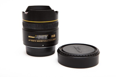 Nikon Nikkor 10.5mm F/2.8G 2.8 ED AF Fisheye Fish Eye Lens for Nikon DX Cameras