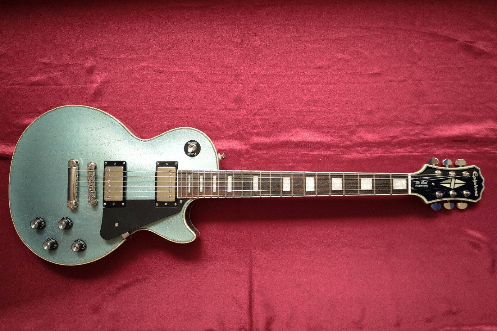 Epiphone Les Paul Custom Pro 2013 - TV Pelham Blue | eBay Epiphone Les Paul Custom Pro 2013 - TV Pelham Blue | eBay