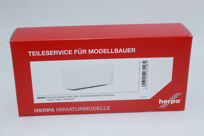Herpa 085564 Plane pour Volumes Camion 7,82 M + entre la Plaque 1:87 H0 Neuf