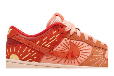 Pre-owned Nike Wmns Dunk Low 'winter Solstice' Do6723-800 In Team Orange/orange/crimson Bliss