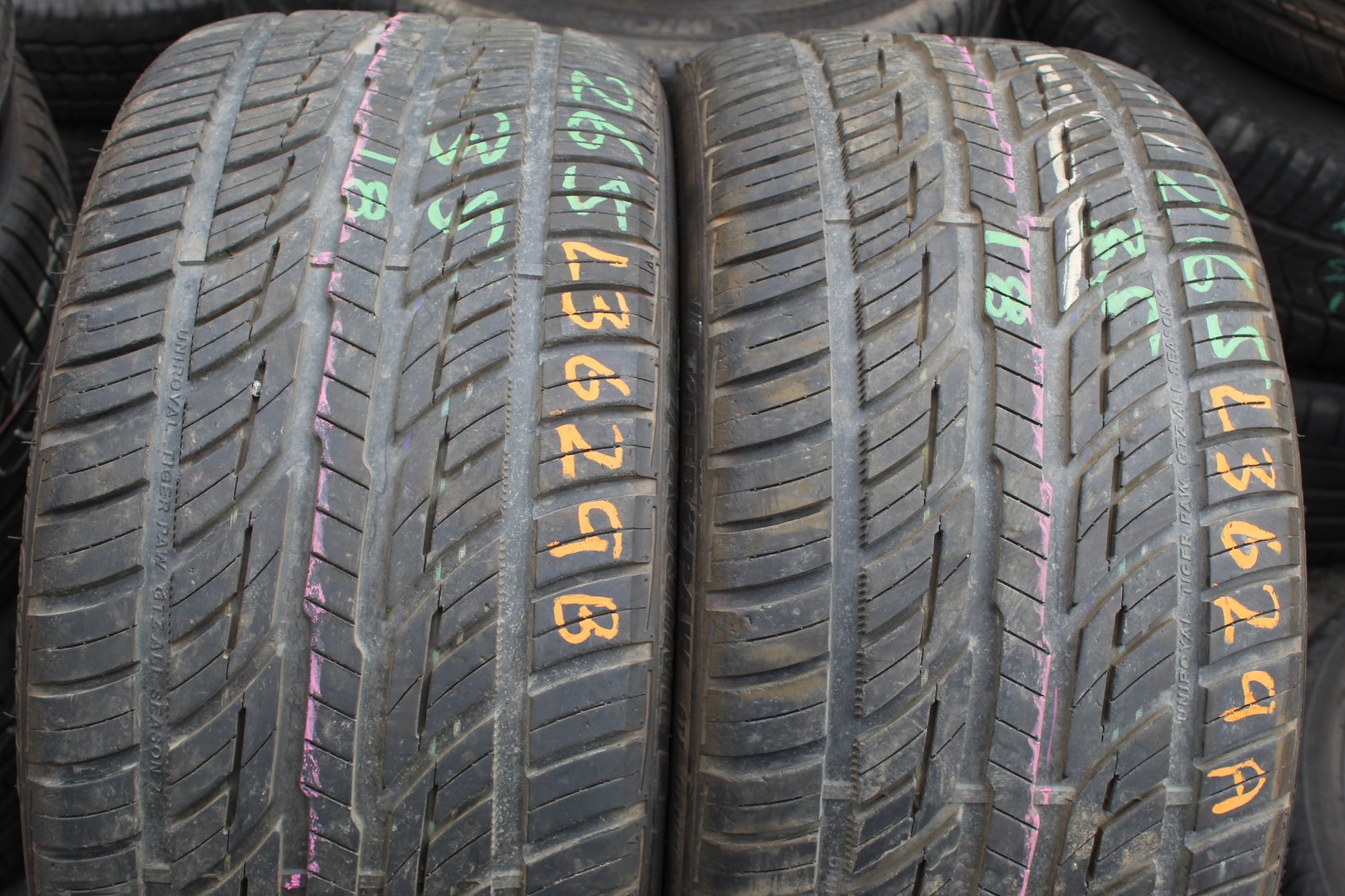 265 35 18 Uniroyal, All Season, M+S, 93Y, x2 A Pair 6.6mm (F1_tyres) L3629