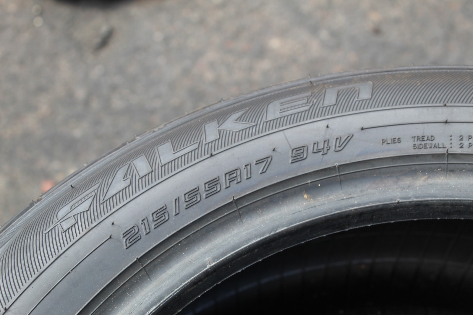 New 215 55 17 Falken, Ziex ZE914A EcoRun, 94V, x2 A Pair (F1_tyres) L3596