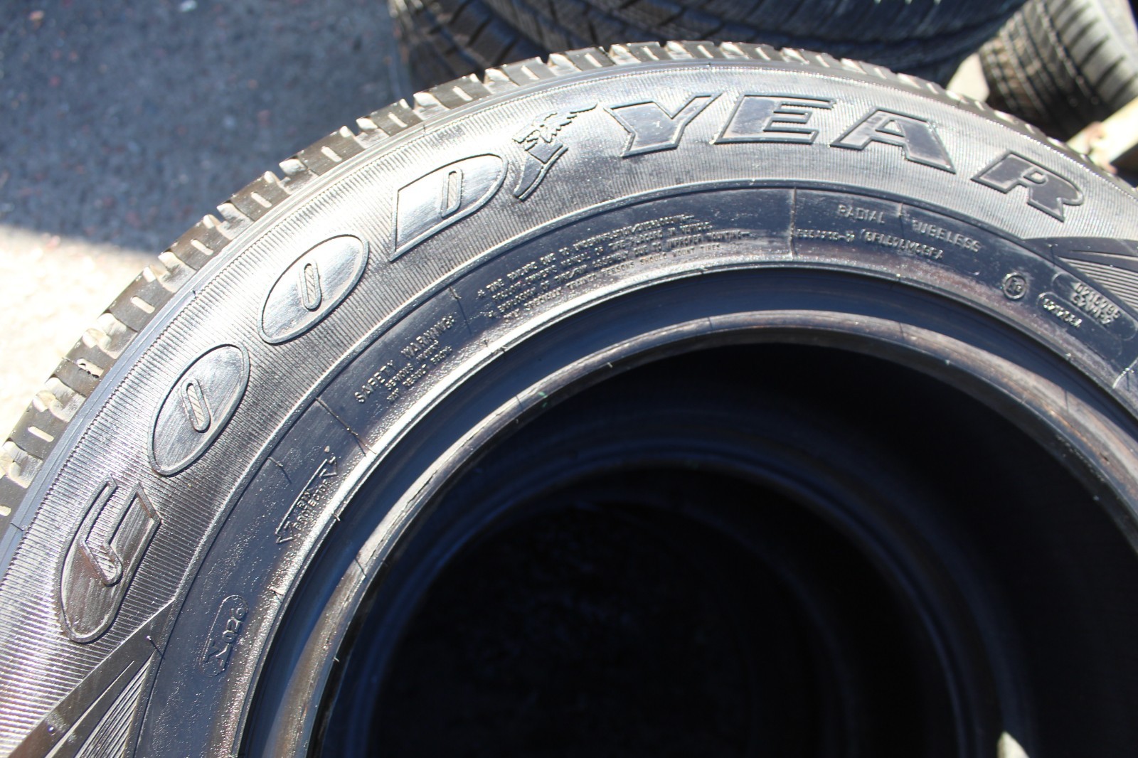 New 265 65 17 Goodyear, Wrangler, All Season, M+S, 112H x1 Tyre (F1_tyres) L3947