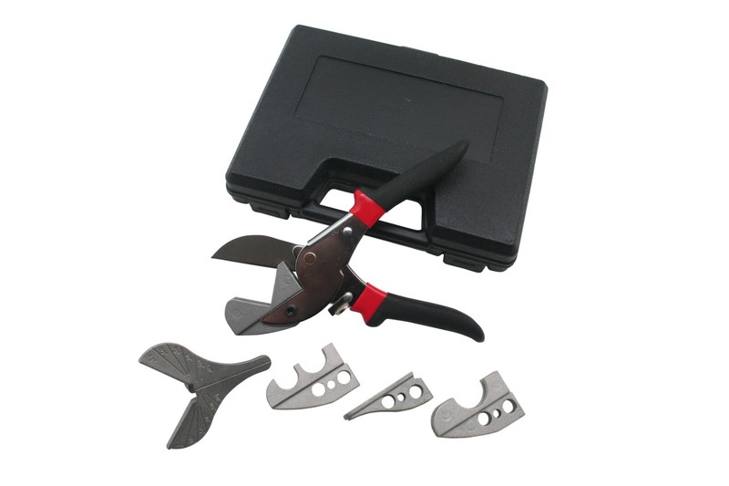 Gehrungsschneider Winkelschere Kneifzange Gehrungszange Eckschere Rohrzange Set