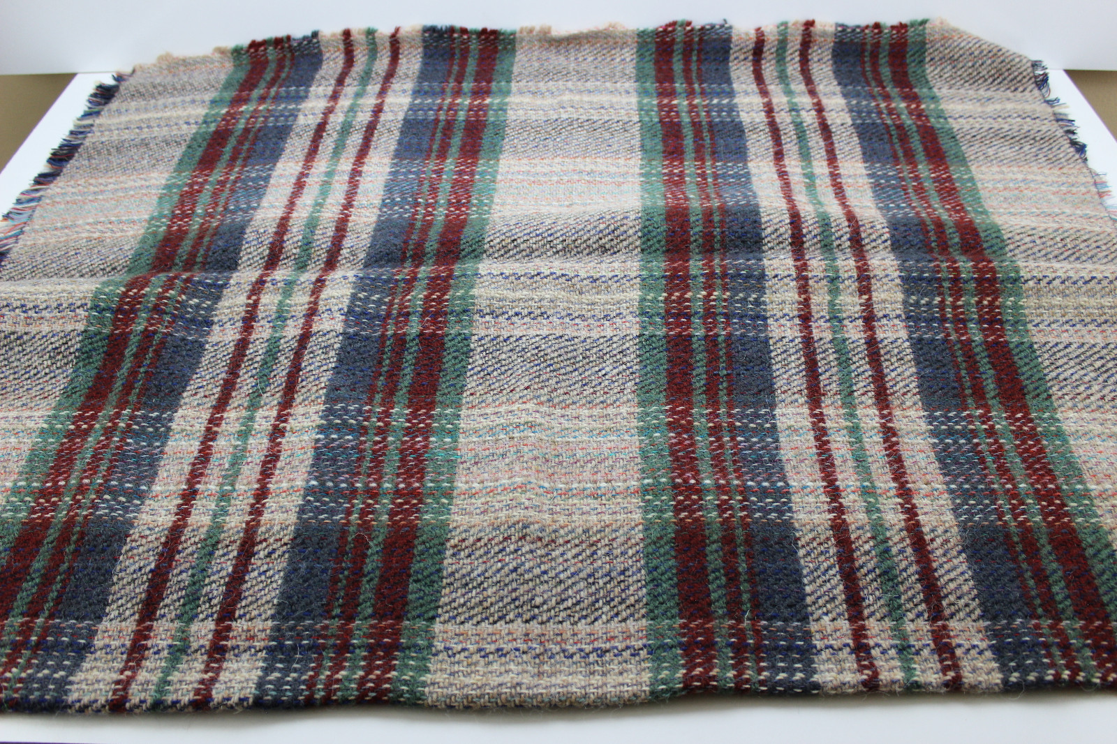 Vintage English Heritage Made England All Wool Tartan Plaid Blanket Throw Lot