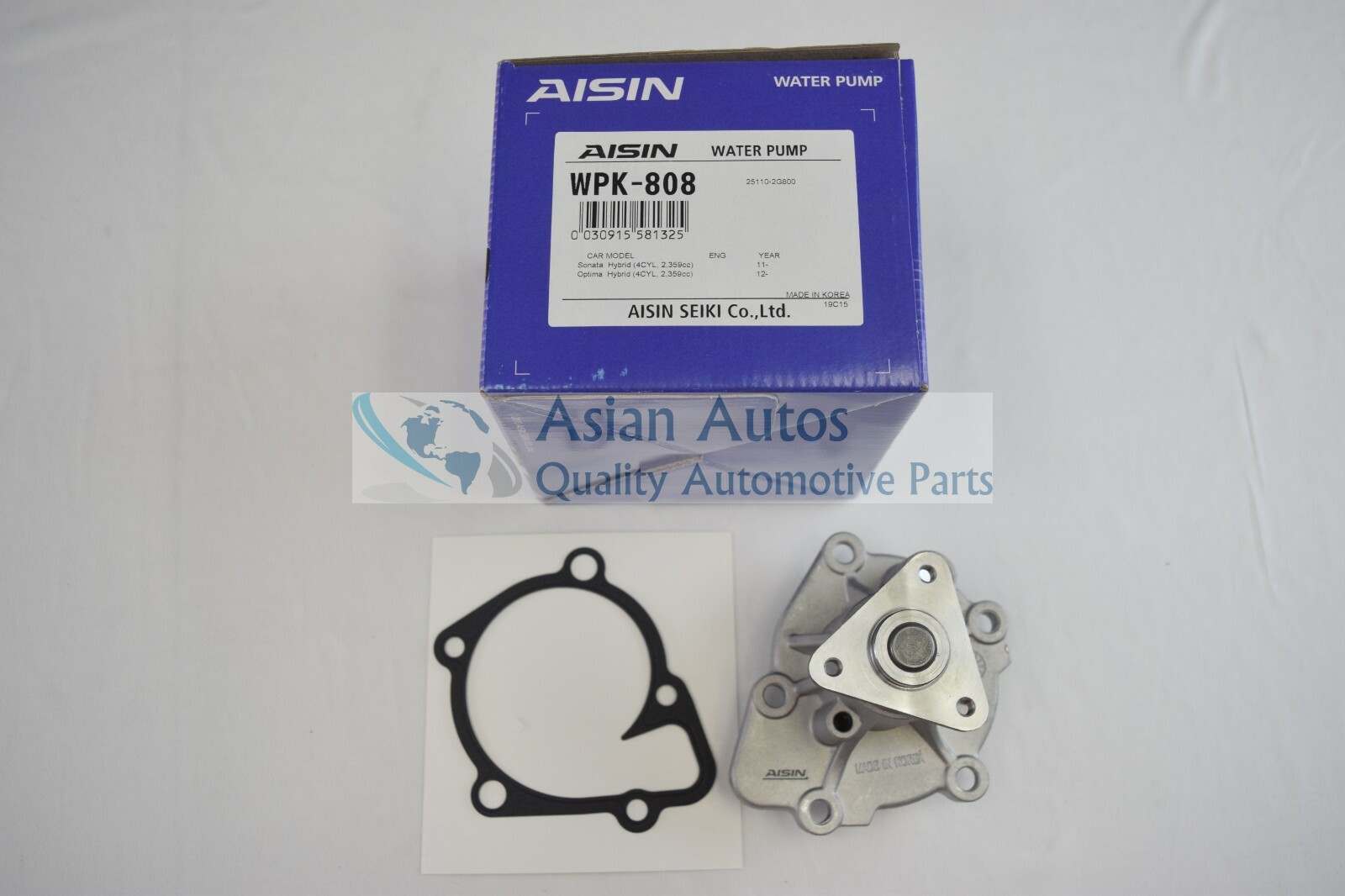Rio OEM 25100-2X200 Water Pump Coolant Ups/Ems Ship# *1.6L* for