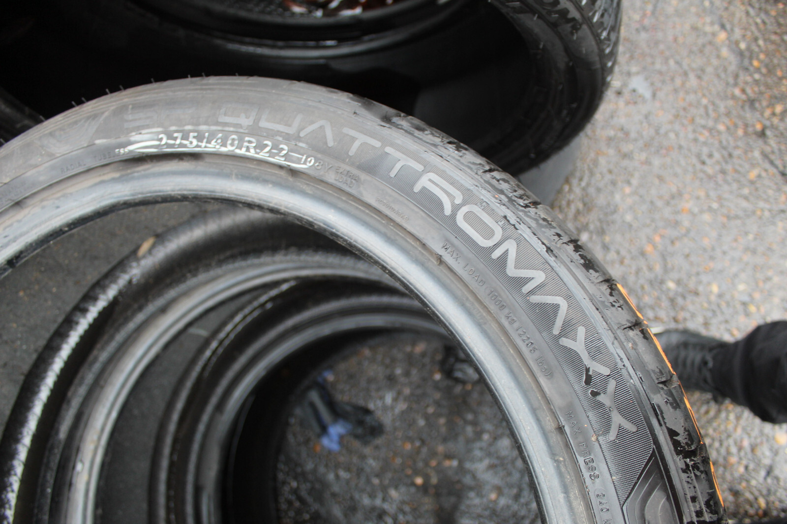 275 40 22 Dunlop, SP Quattro Maxx, XL PNCS 108Y x2 A Pair 7.2mm (F1_tyres) L2975