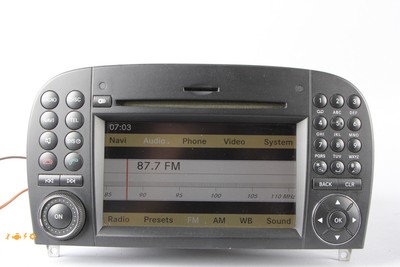 09-11 Mercedes R230 SL550 SL63 Command Comand Head Unit Radio CD Navigation OEM