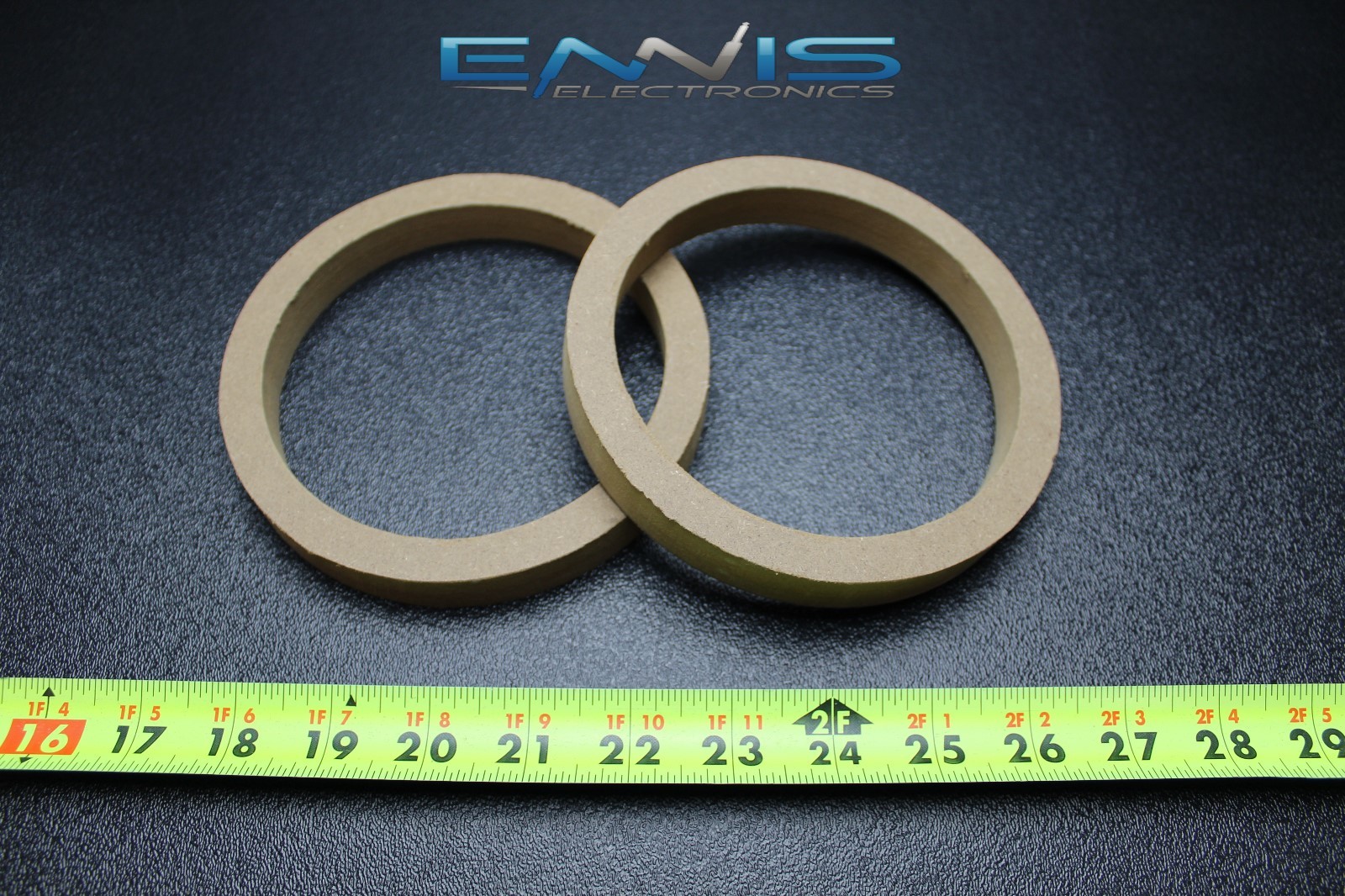 4 MDF SPEAKER RING SPACER 5.25 IN WOOD 3/4 THICK FIBERGLASS EE-RING-5.25RX4