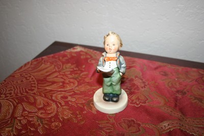 Vintage Authentic German Hummel Goebel Figurine Boy Singing dating 1999