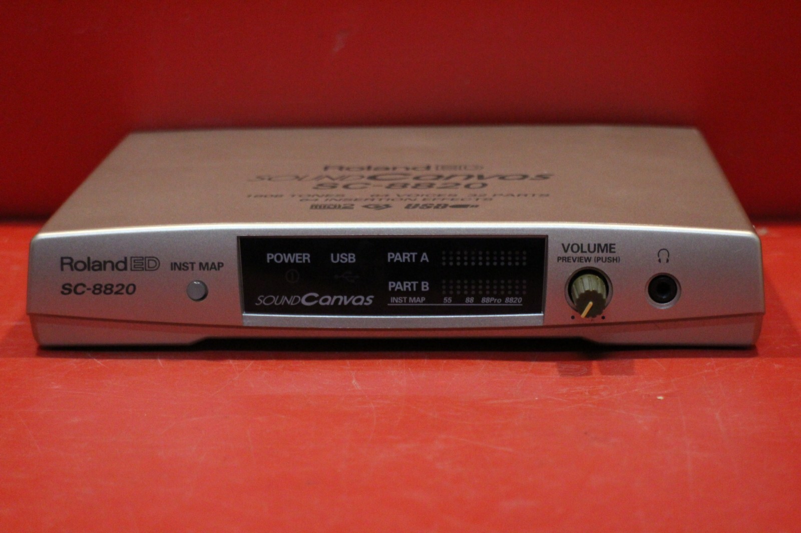 アンプ Roland SOUND Canvas SC-8820 Used Roland SC8820 SC 8820 Sound Canvas Sound Module U2185