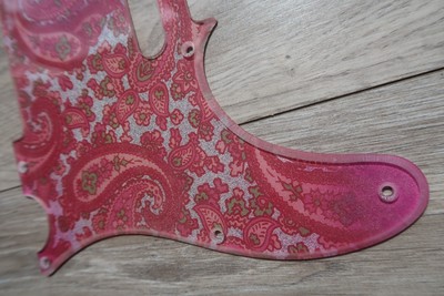 60s 70's USA Fender Pink Paisley Telecaster Pickguard  8 hole Tele
