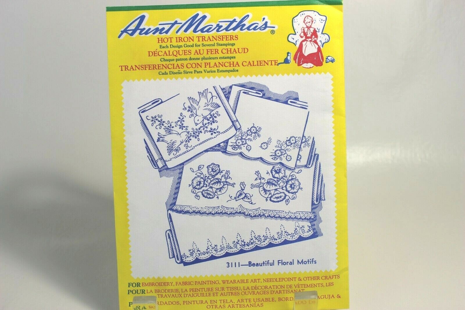 Aunt Martha's Hot Iron Transfers  Vintage   Lot of 7 pkgs  Embroidery