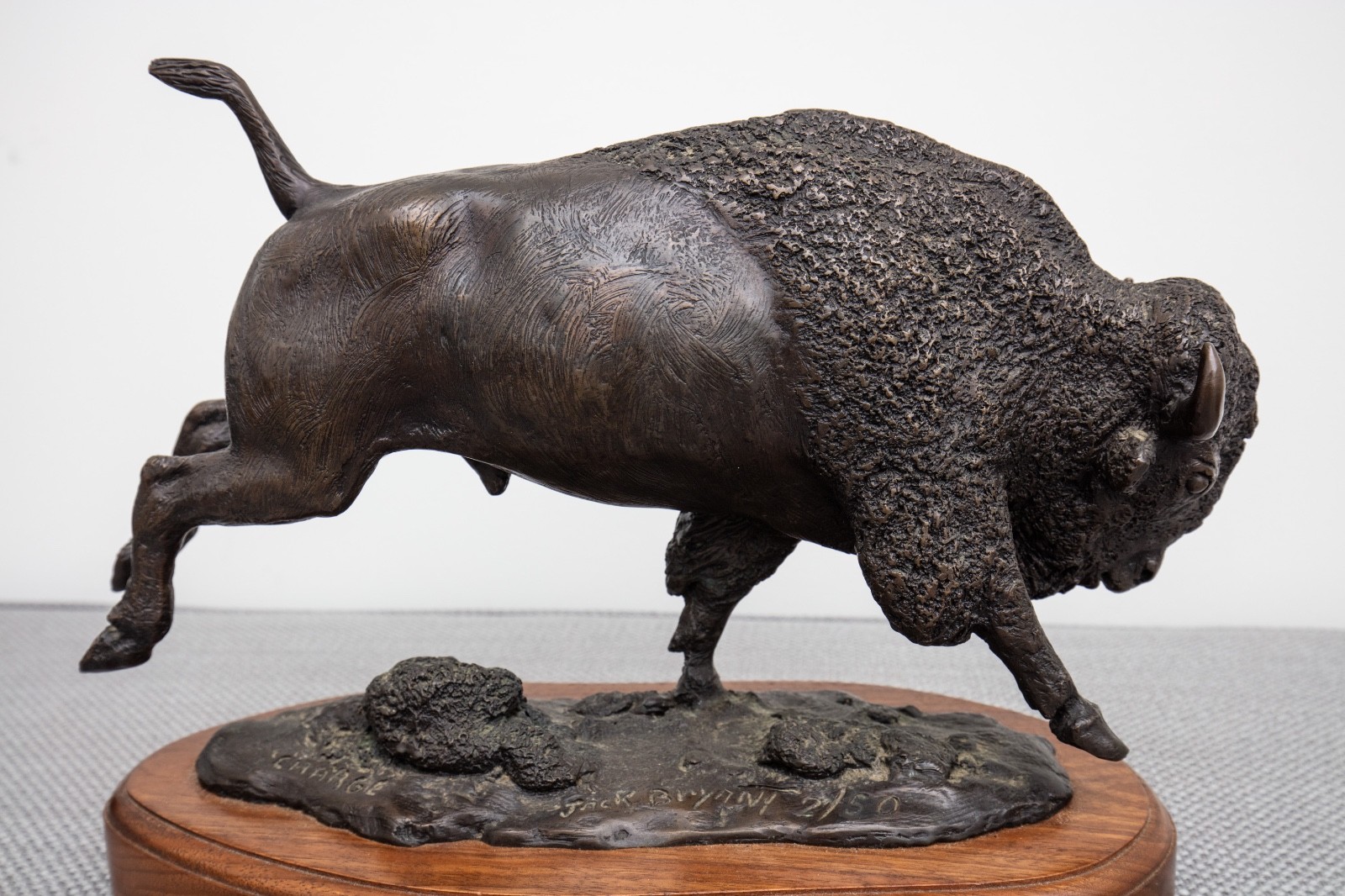 Jack Bryant – Charge – Bronze Buffalo Western Wildlife limited edition (2 of 50)