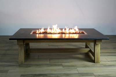 Workshop Coffee Table - Gas Fire - Elementi UK