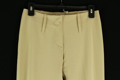 E Loco Women's Beige Dress Pants Size 36 (US 4) Made In France 