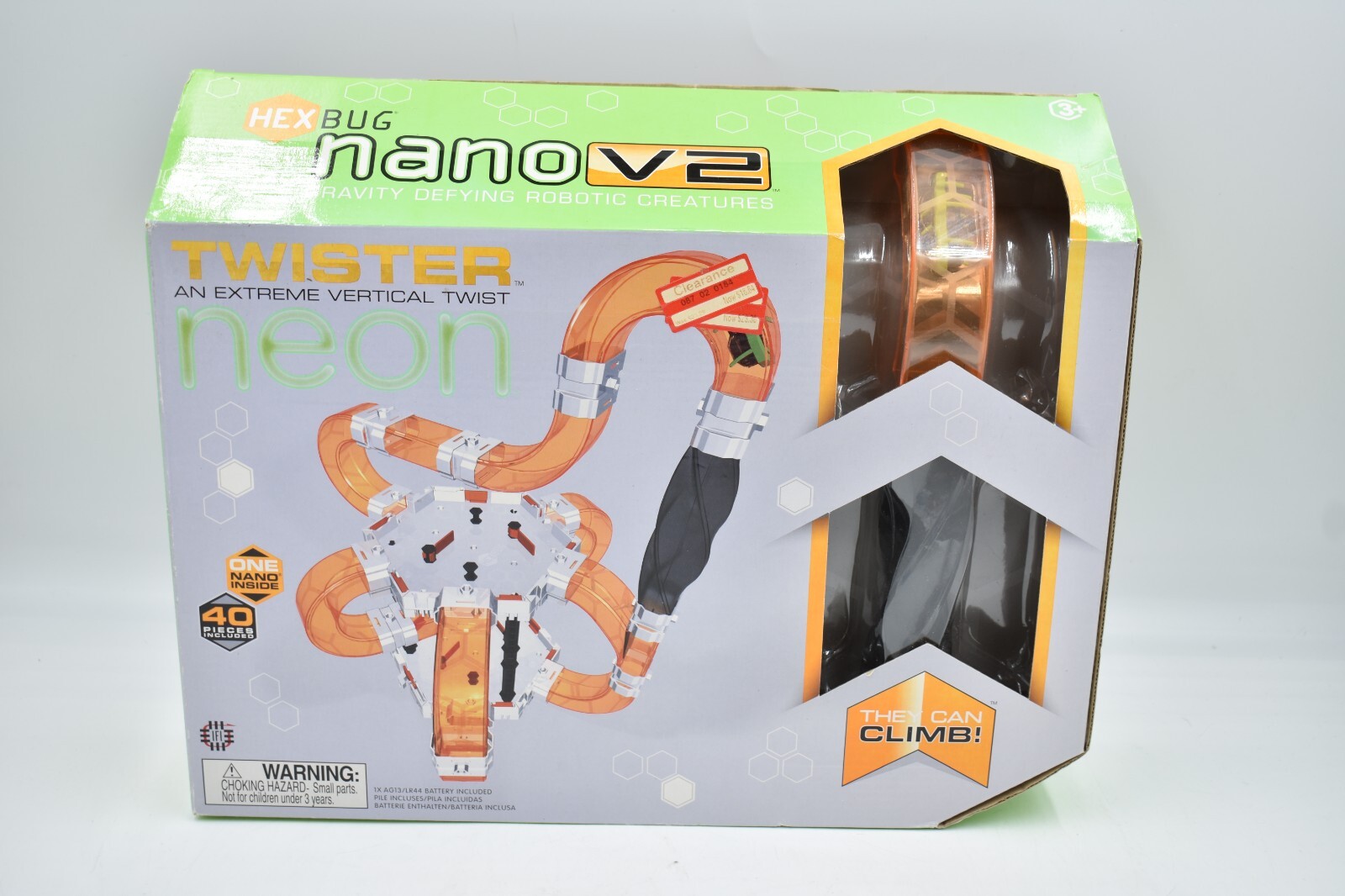 NEW Hexbug Nano Twister Neon Playset Climbing Nano V2 40