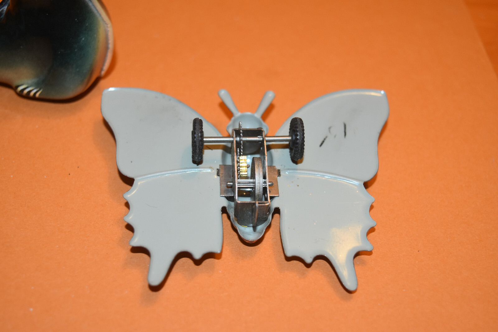 Tin Wind-up and Friction Animal / Creature Lot of 3 ~ Butterfly Seal & Goose