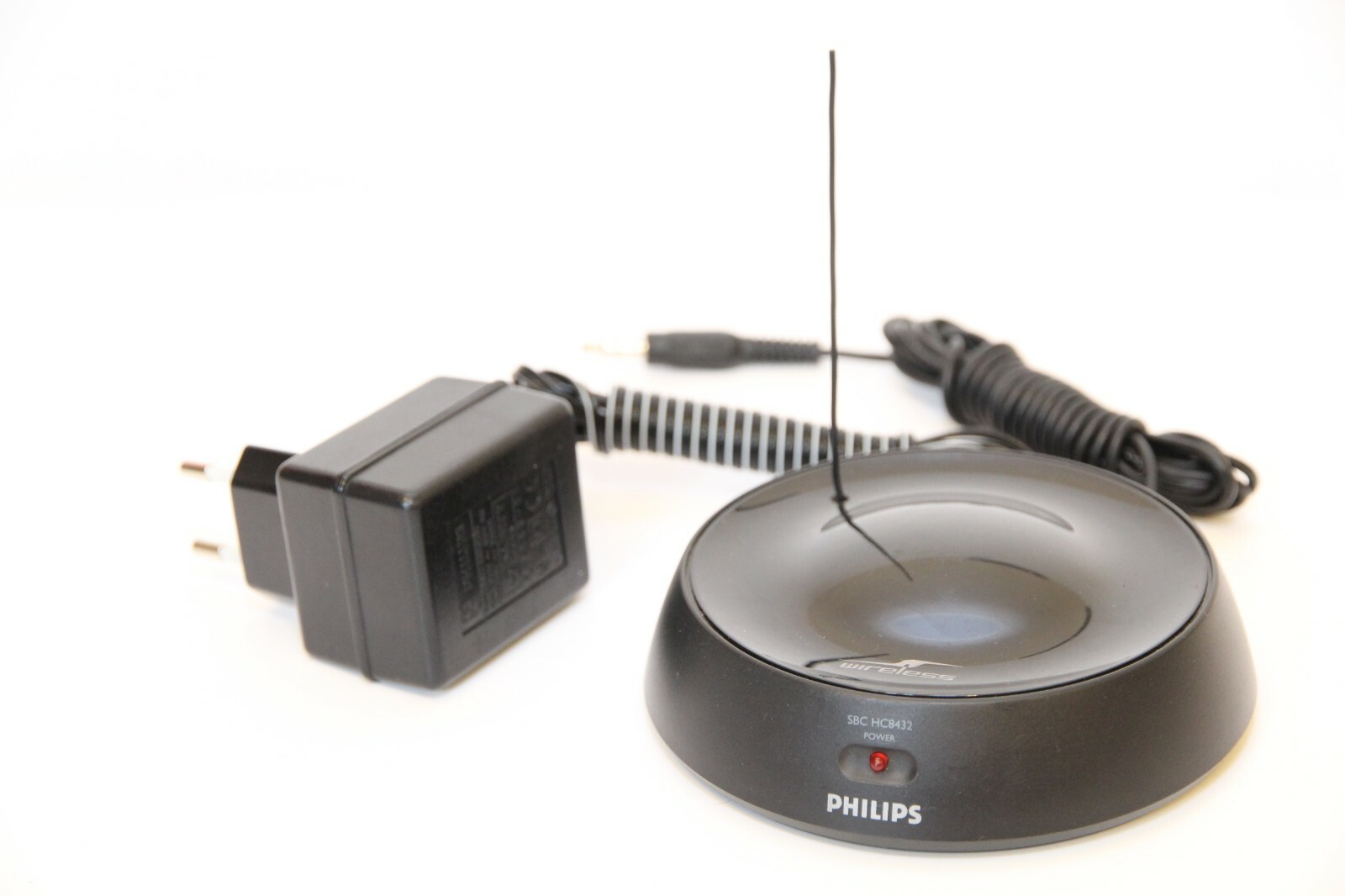 PHILIPS Wireless Transmitter Base Dock Headphones SBC HC8432