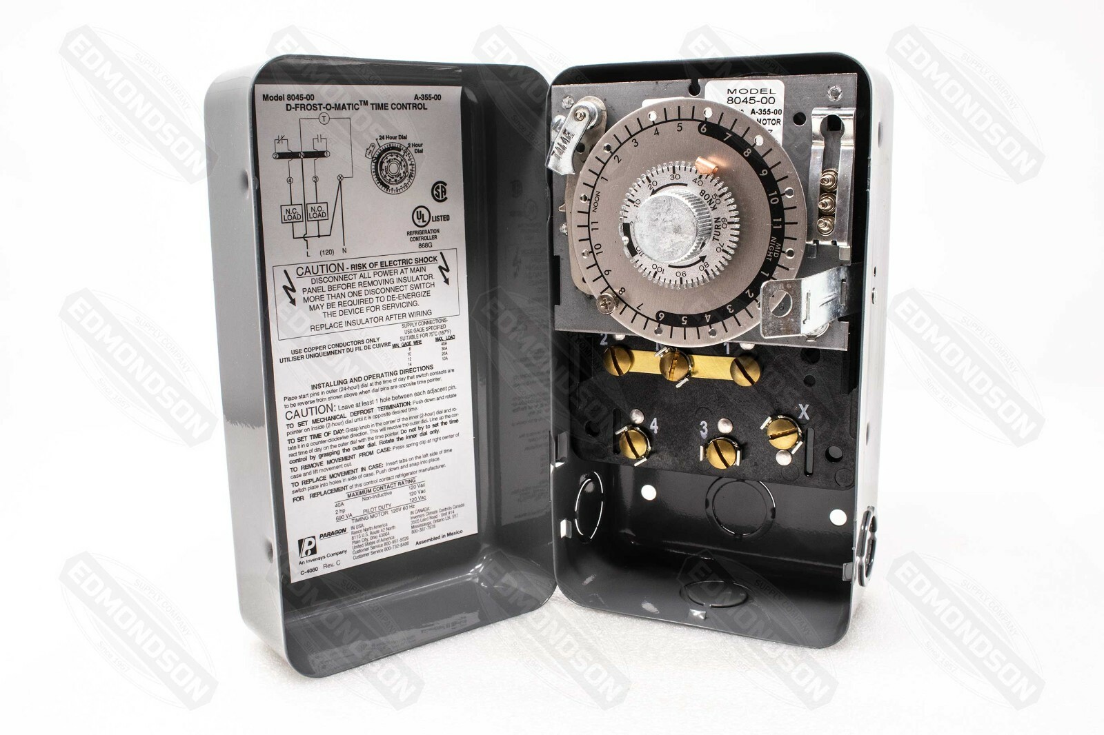 パラゴンタイマー　PARAGON 8145-53 200V Amazon.com: Robertshaw 8145-20M Paragon Defrost Control