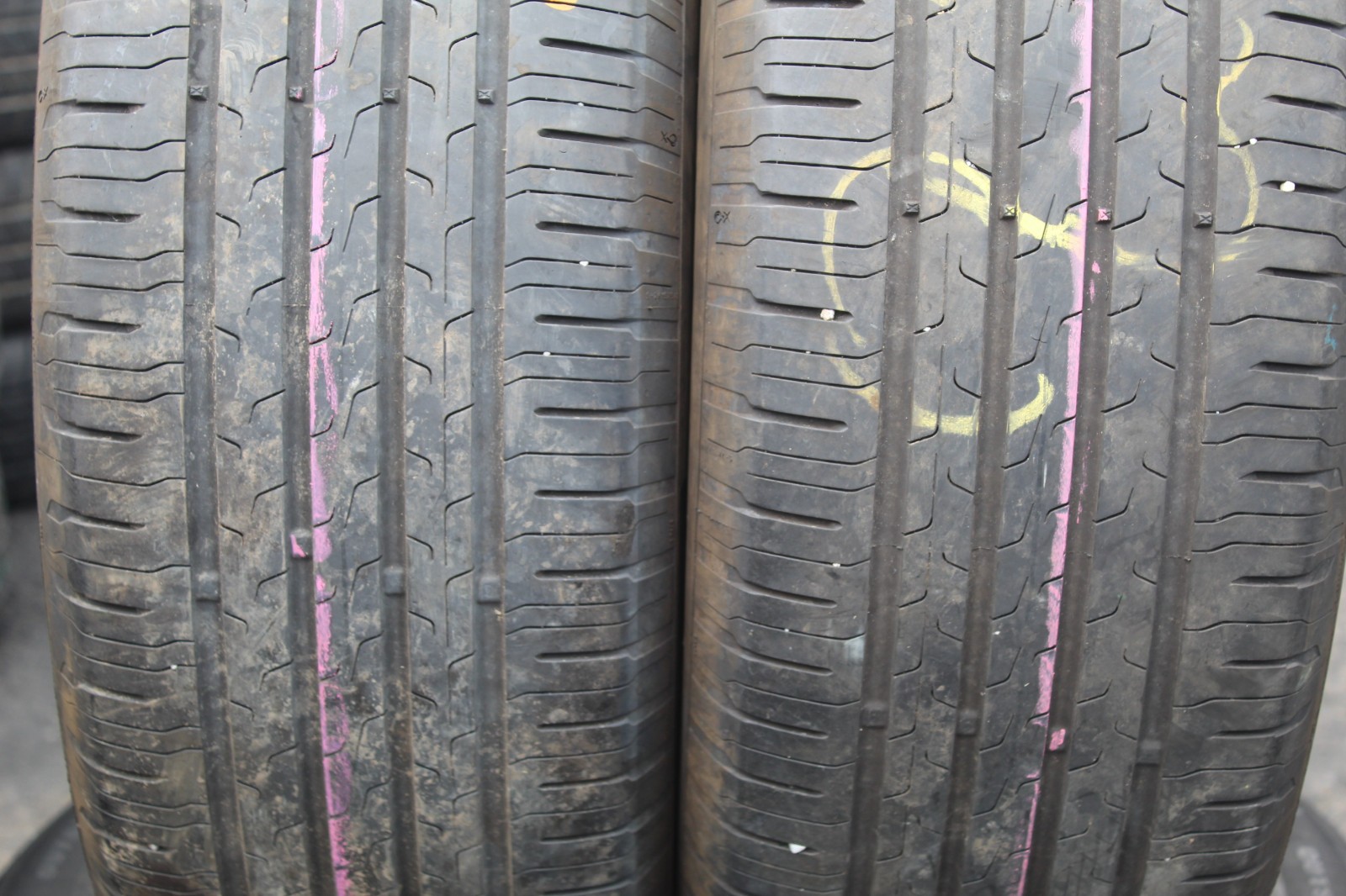 225 60 18 Continental, Eco Contact6 XL 104V, x2 A Pair 4.8mm (F1_tyres) FO L3623