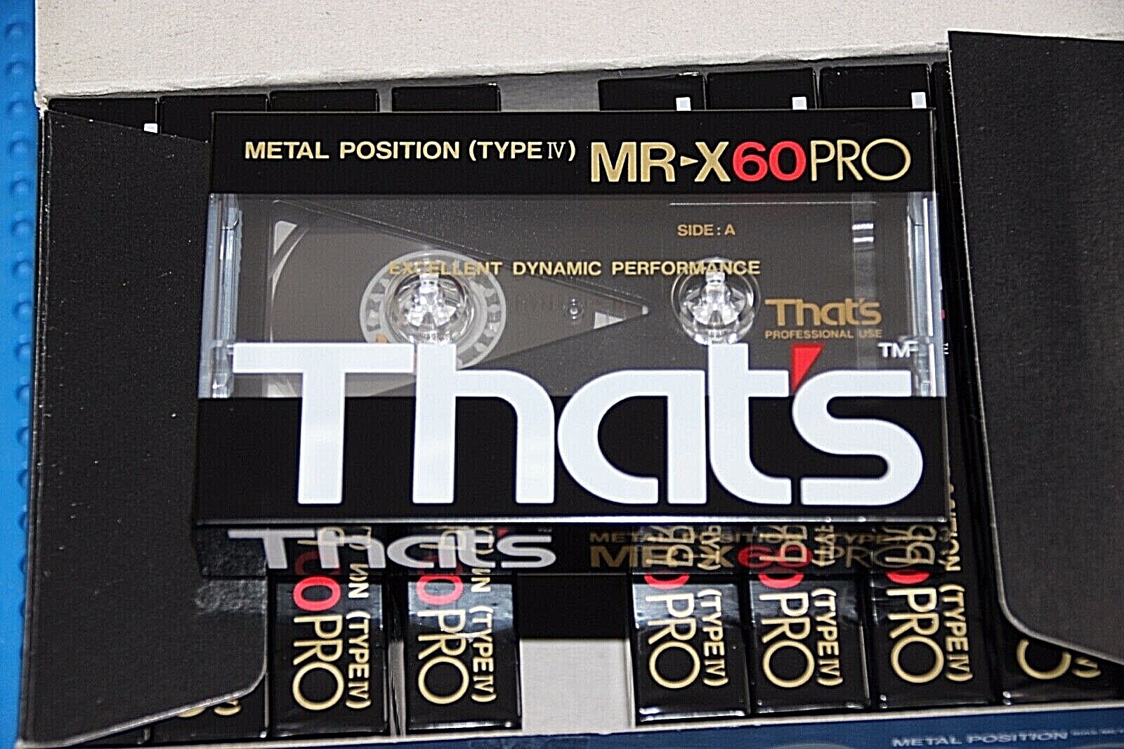 This Is Super Next 〜88TDKCassette Tape〜 THAT'S MR-X PRO 60 1988 TYPE IV BOX OF 10 CASSETTE TAPES