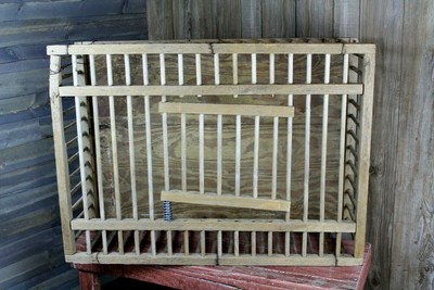 Used Vintage Wood Chicken Crate Box Old Farm Hous