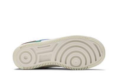 Pre-owned Nike Wmns Air Force 1 Shadow 'sail Signal Blue Green' Ci0919-109 In Sail/signal Blue/green Noise/cream