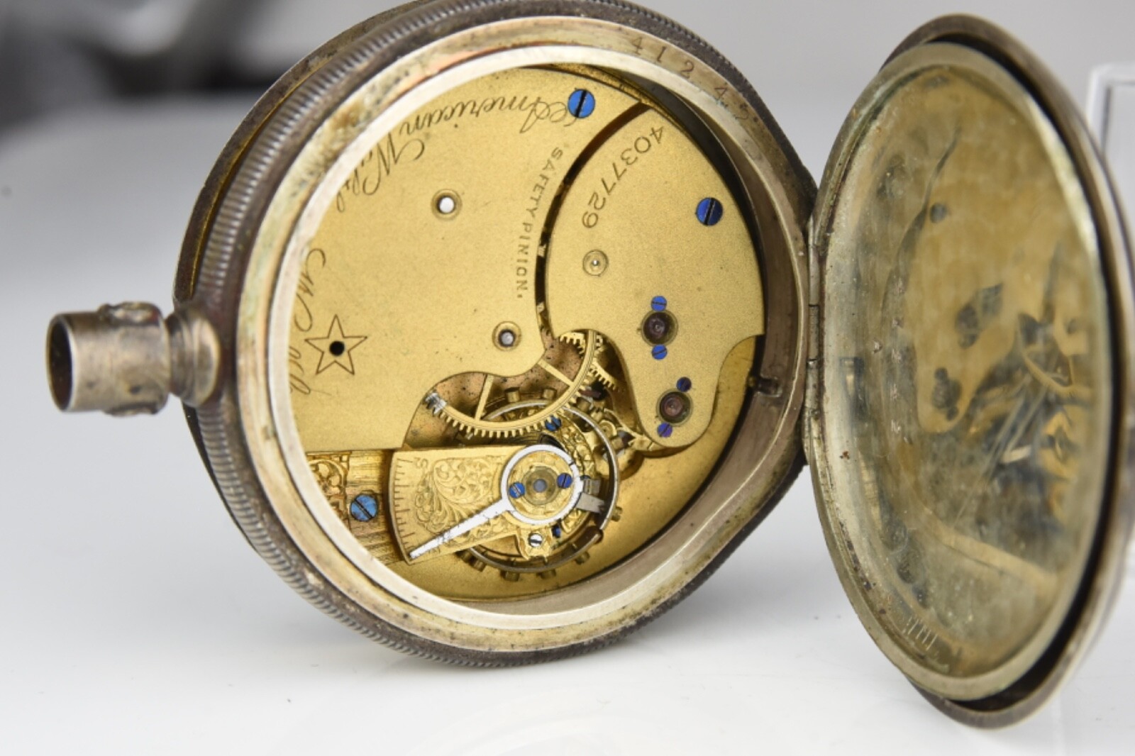 ［鑑定済］American Waltham Watch silver925 American Waltham Watch Co. Coin Silver Jewel Pocket Watch | eBay