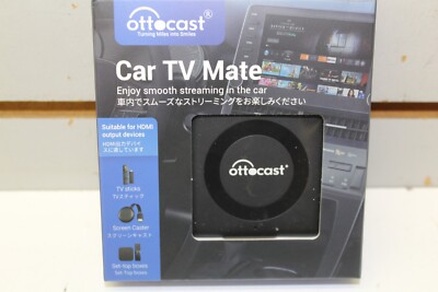 Ottocast Car TV Mate Pro- HDMI Multimedia & Wireless CarPlay Adapter NEW SEALED