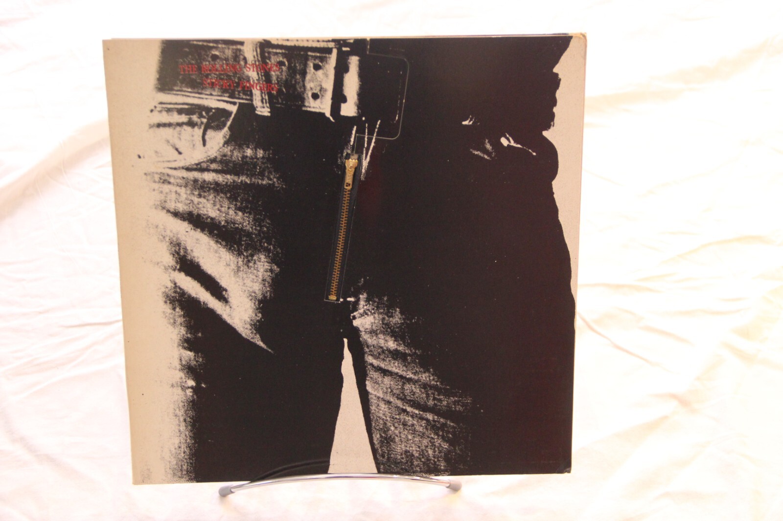 The Rolling Stones Sticky Fingers Zipper cover Rock LP Vinyl