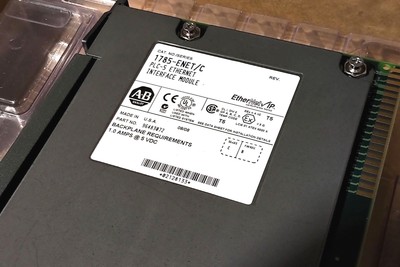 Allen Bradley 1785-ENET/C PLC-5 Ethernet/IP Series C F/W B Module w/Header 2008