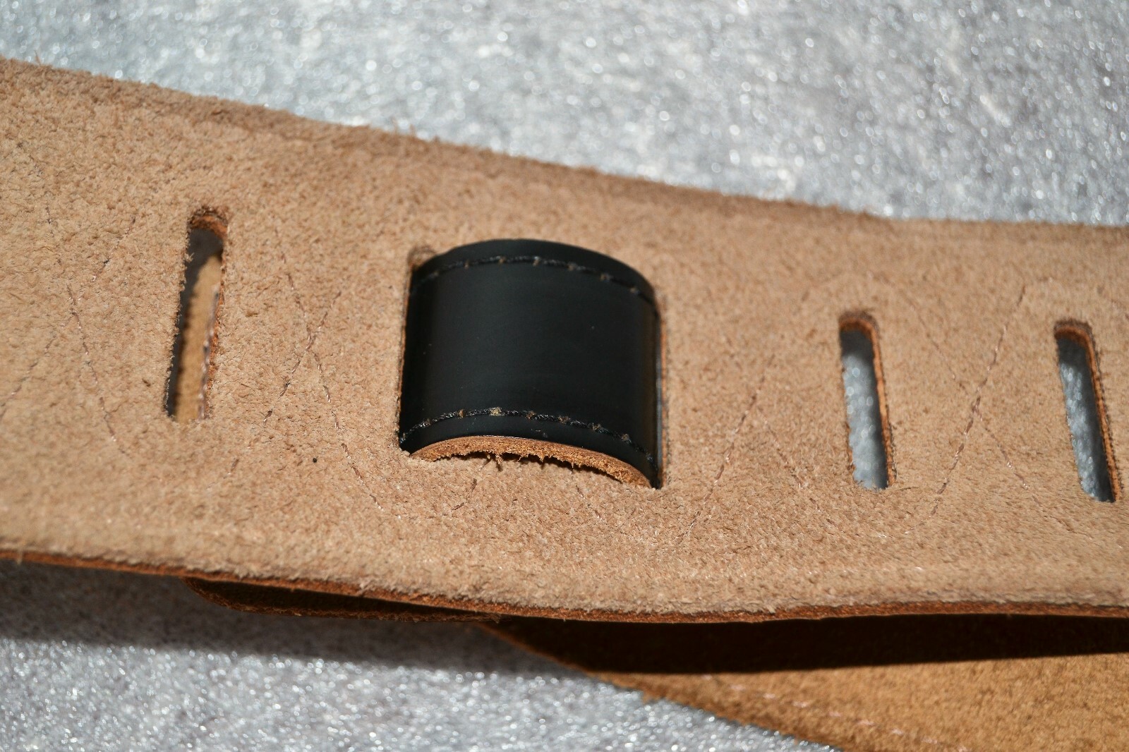 NICE Levy's Genuine Split Cowhide Leather Cross Christian Wide Guitar Strap   t5