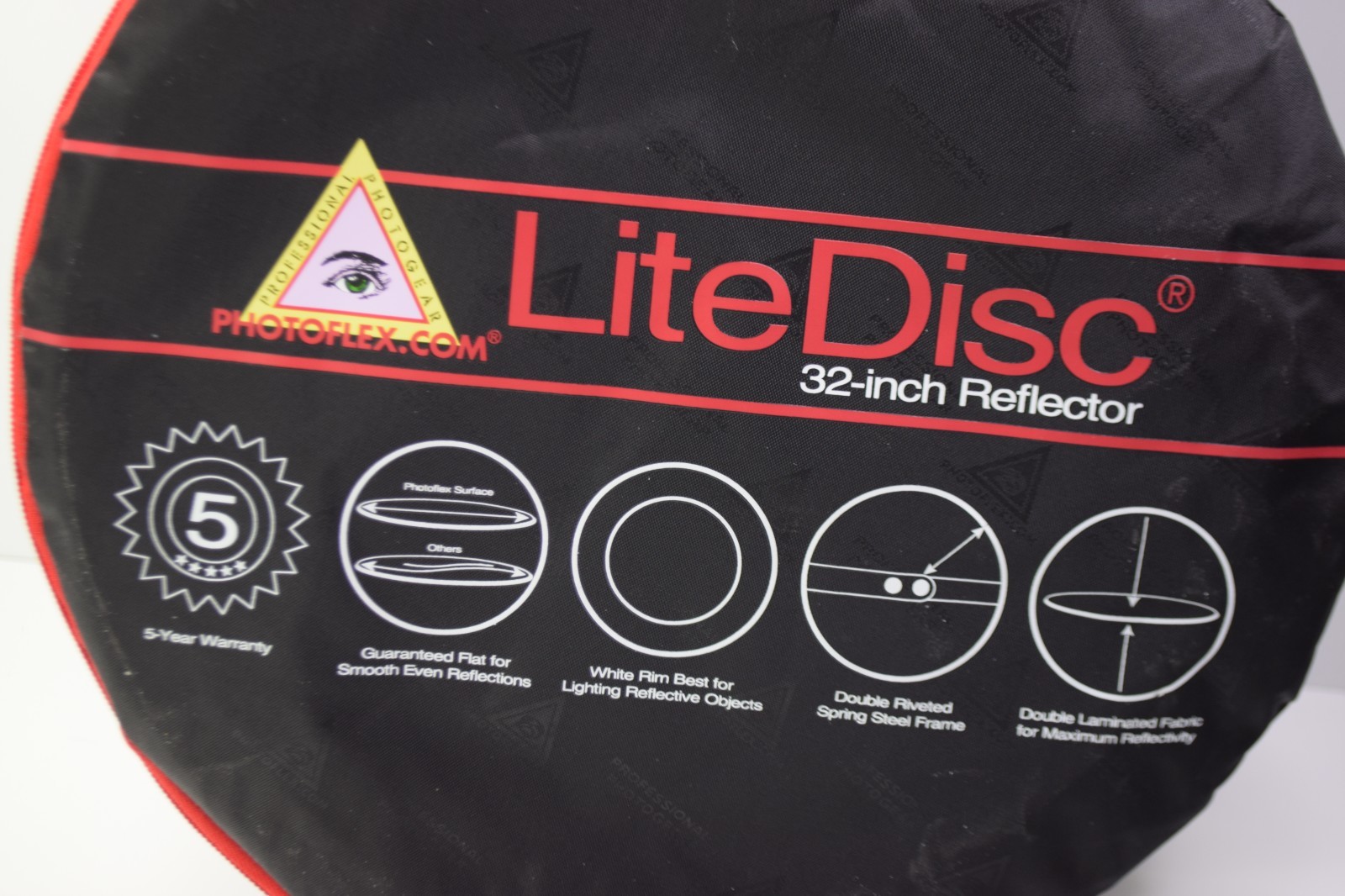 Photoflex LiteDisc White/Silver Collapsible Circular Reflector (32