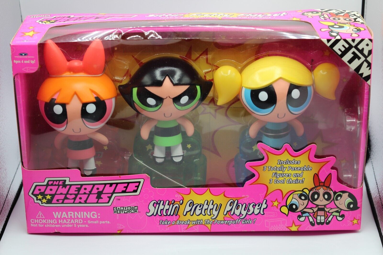 This is a RARE FIND Power Puff Girls Sittin Pretty Playset This is a RARE FIND Power Puff Girls Sittin Pretty Playset