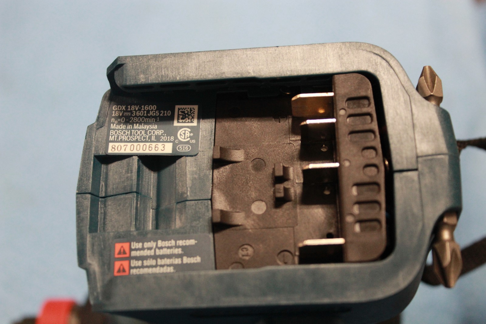 BOSCH GDX18V-1600 IMPACT