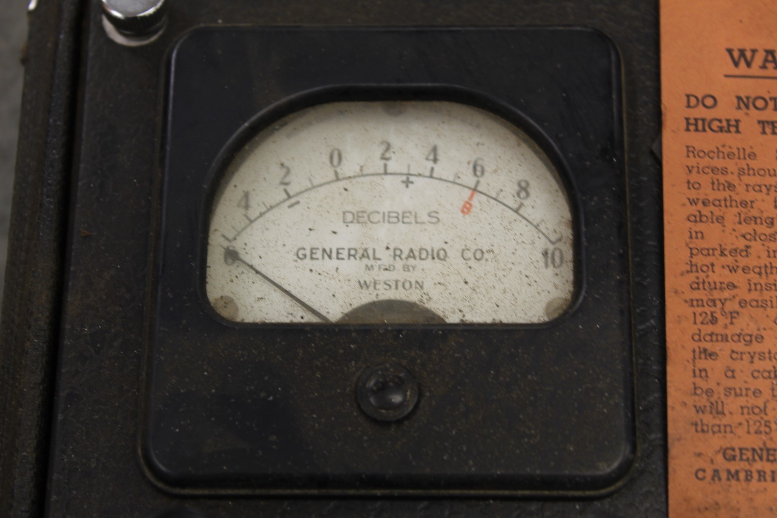 General Radio Sound Level Meter  - Type 759