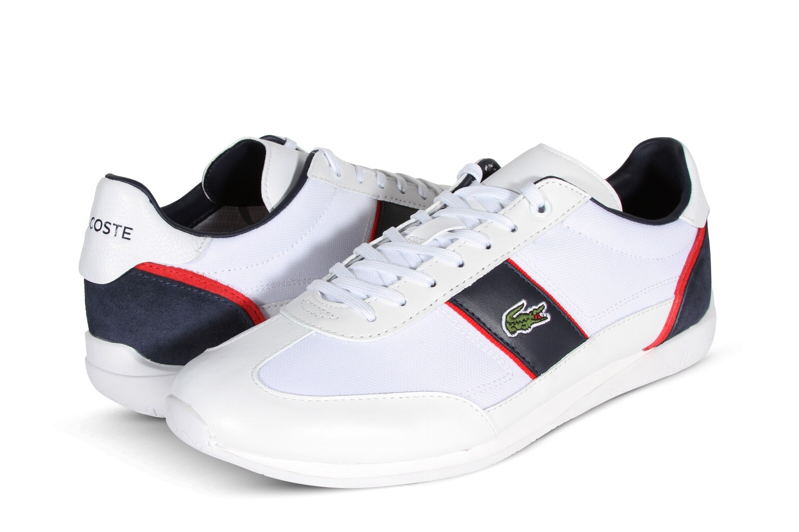 

Мужские кроссовки Lacoste Angular 123 2 CMA в бело-темно-красном цвете 745CMA0014407, Multicolor