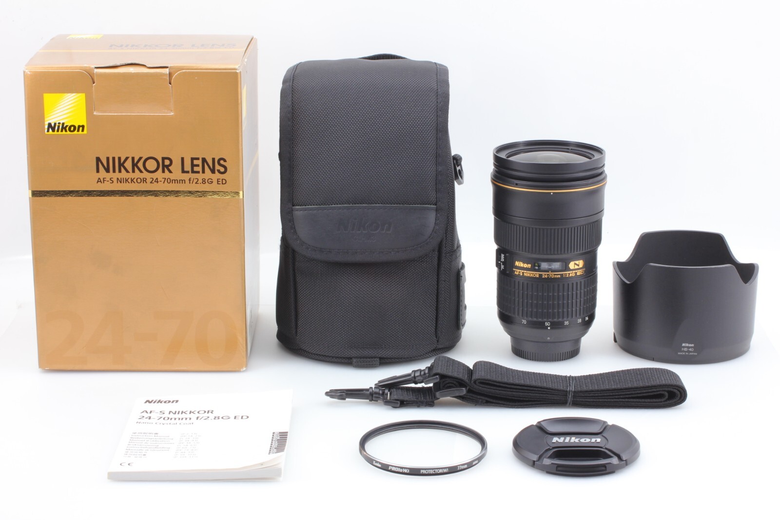 👘TOP MINT Boxed] Nikon Nikkor AF-S 24-70mm F2.8G ED SWM IF