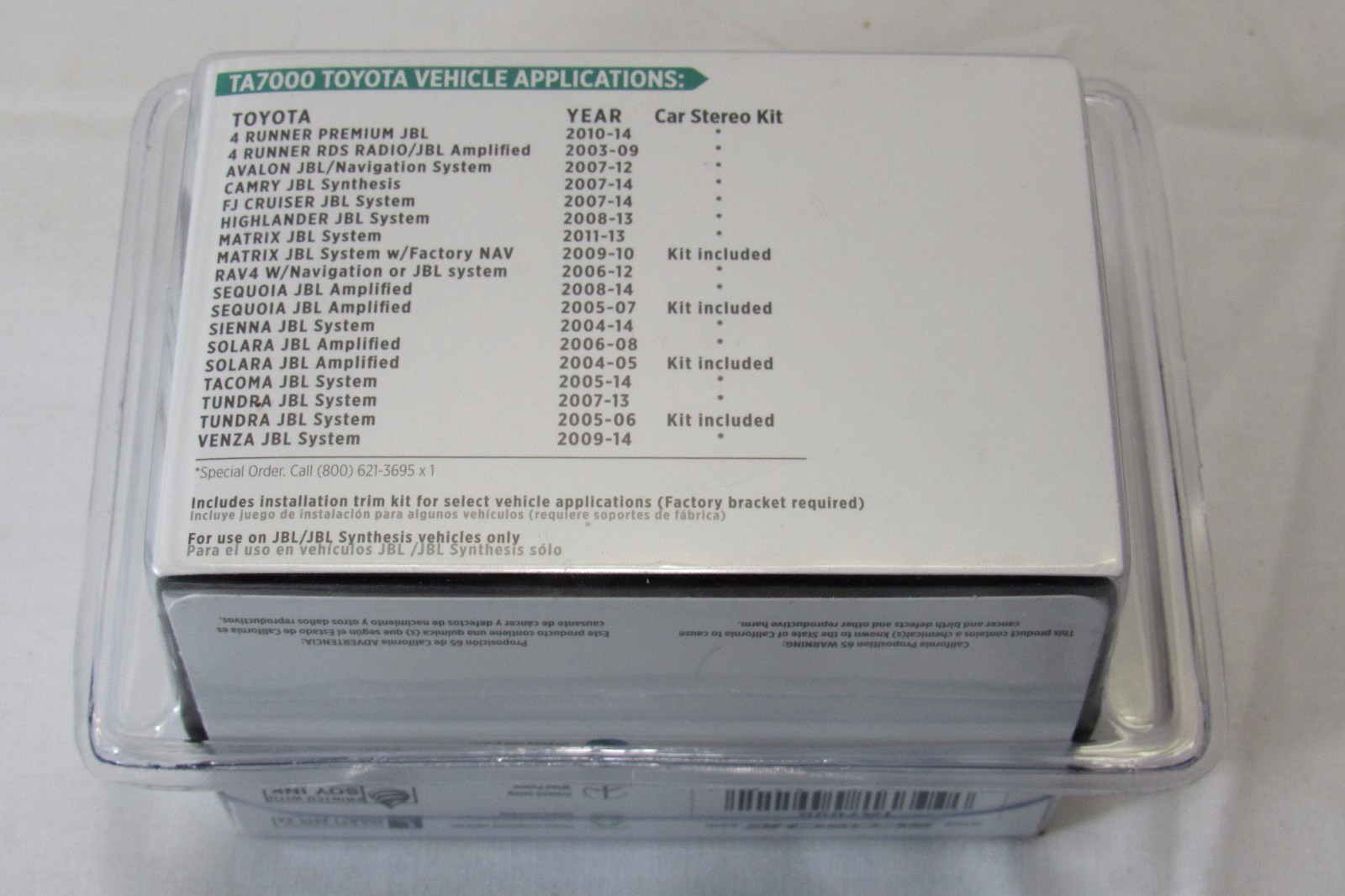 New Scosche Factory Stereo Replacement Interface, TA7000 (2005-14 Toyota)