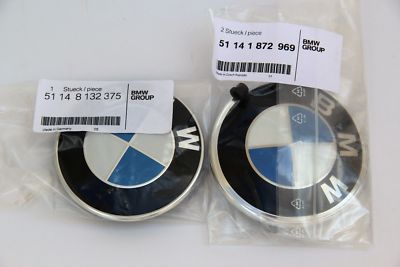 NEW***GENUINE BMW EMBLEM LOGO BADGE HOOD & TRUNK LID E30  1985 -1994 325i 318i