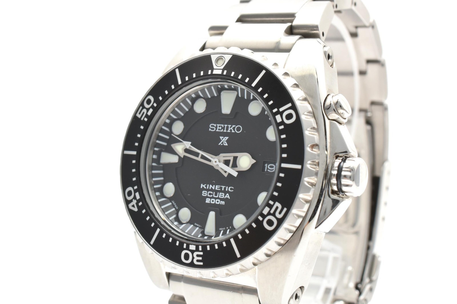 SEIKO PROSPEX KINETIC 5M62-0BL0 ダイバーズ Seiko Prospex Diver Kinetic 5M62-0BL0 Vintage Watch Hybrid