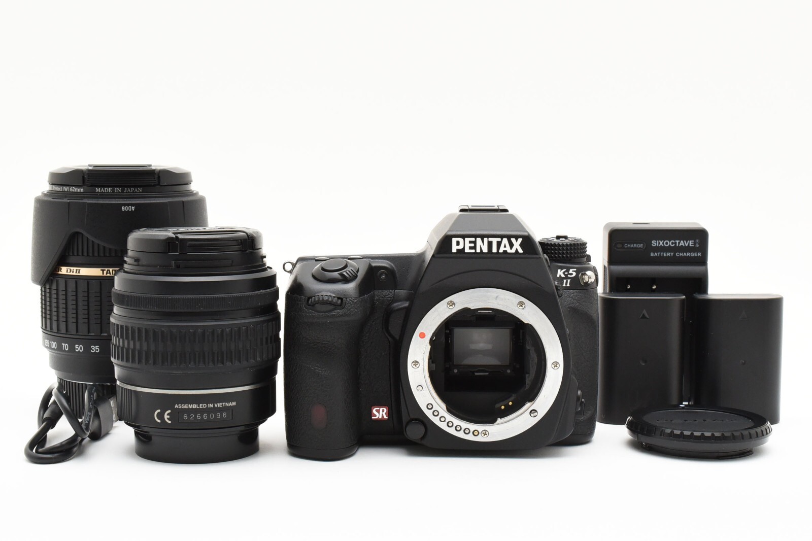 PENTAX K-5 II 16.3MP Digital SLR Camera w/2lens [Exc++]