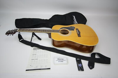Silvertone Sd3000 Natural Acoustic Guitar - Acoustic Guitar Silvertone Acoustic Guitar