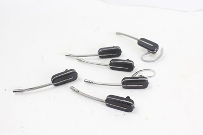 AS IS UNTESTED Lot of 6 wh500 plantronics headset lot wireless bluetooth black