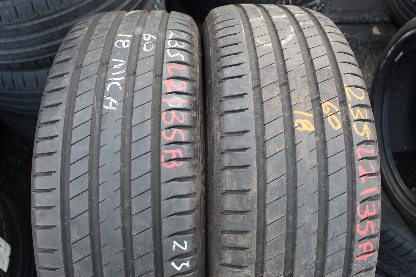 235 60 18 Michelin, Latitude Sport 3, AO, 107W, x2 A Pair 5.8mm (F1_tyres) L2135