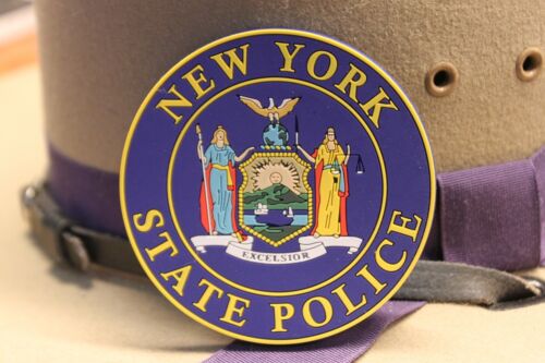 NYSP New York State Police Drinkware or Car PVC Patch